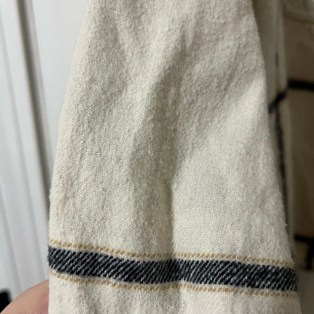 Plaid Cream Top - Picture 2 of 3